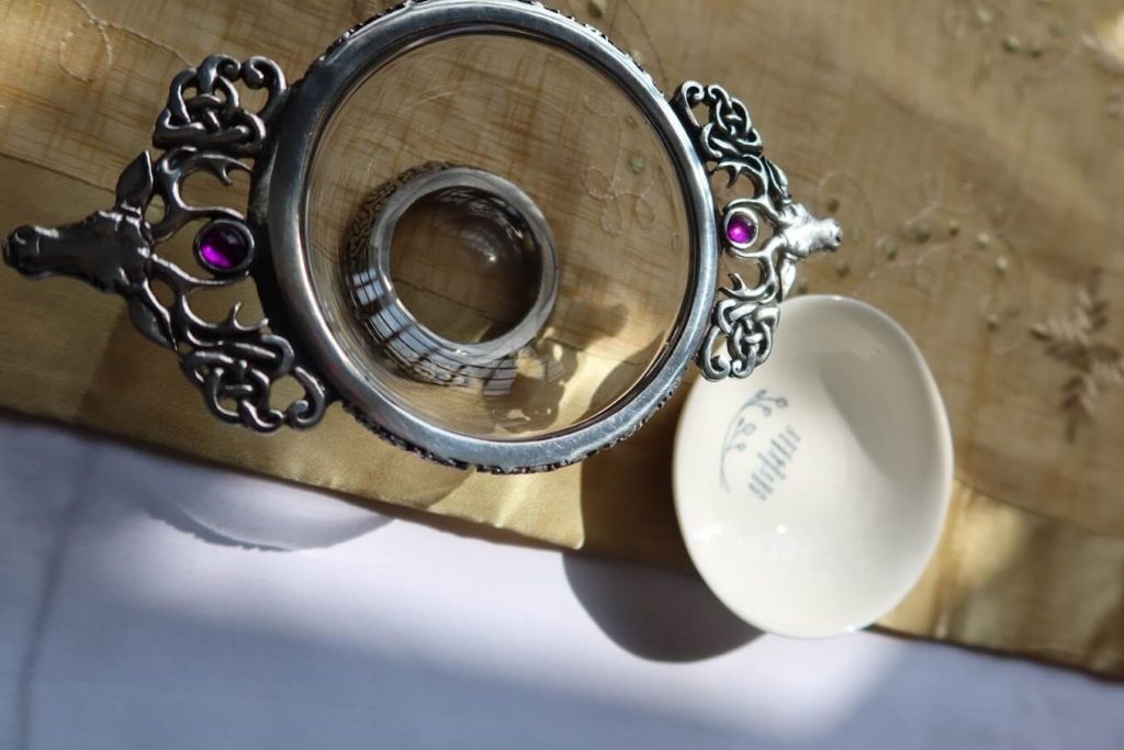 including a quaich in a wedding ceremony with the celebrant angel aberdeen humanist celebrant aberdeen