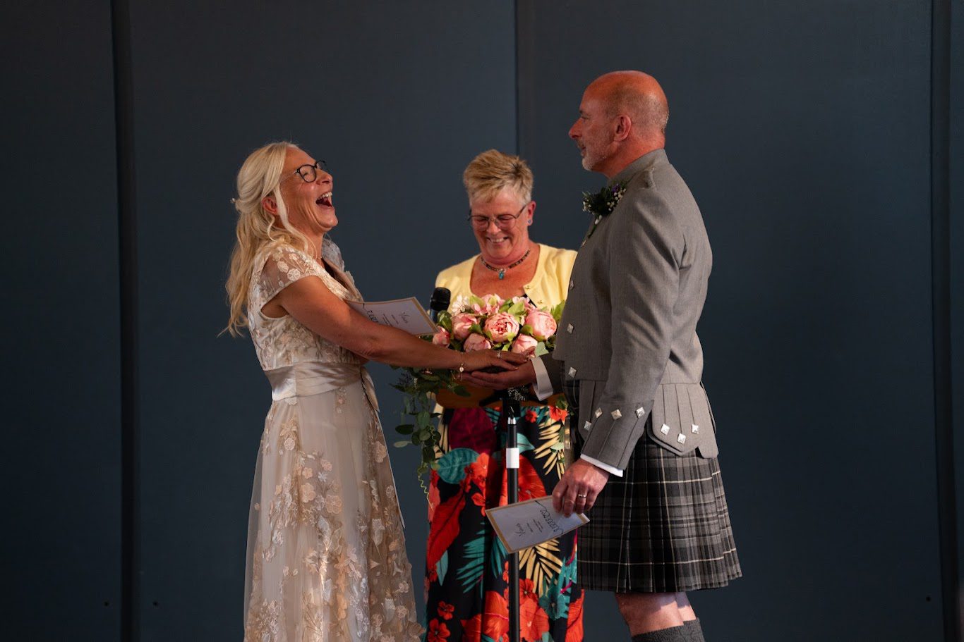 Allan and Evelyn - wedding-058 Wedding ceremony for Evelyn and allan at Union Kirk Aberdeen